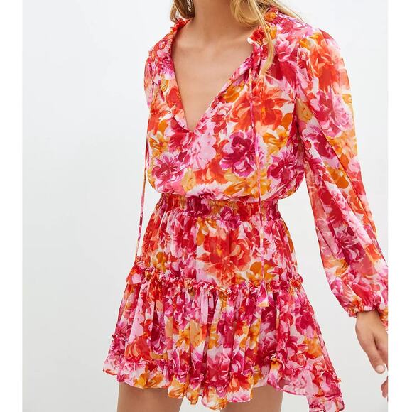 Misa Clementine Dress Floral Burst - Picture 11 of 11